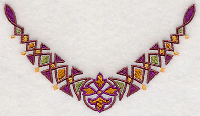 Celtic Diamonds Neckline (V-Neck) - Image 3