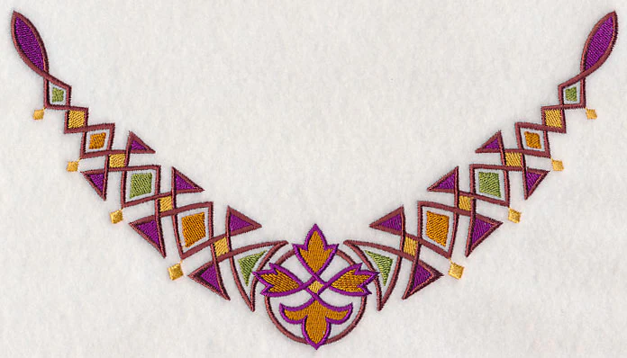 Celtic Diamonds Neckline (V-Neck) - Image 4