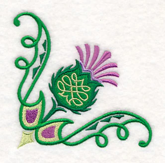Celtic Knot Thistle Corner - Image 3