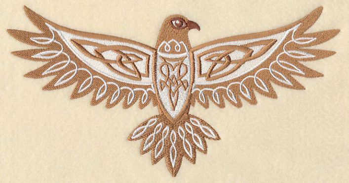 Celtic Knotwork Hawk - Image 4
