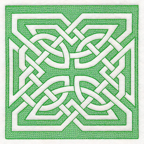 Celtic Knotwork Square 3 (Trapunto) - Image 5