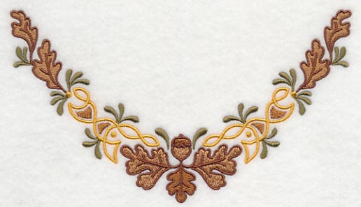 Celtic Oak Neckline (V-Neck) - Image 2