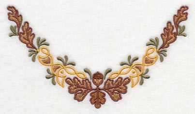 Celtic Oak Neckline (V-Neck) - Image 3