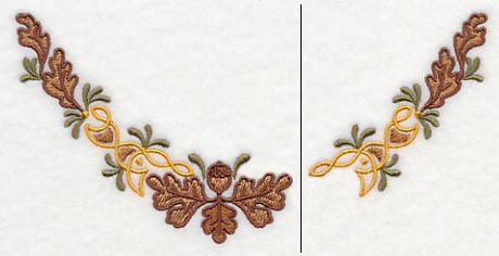 Celtic Oak Neckline (V-Neck) (Split) - Image 3