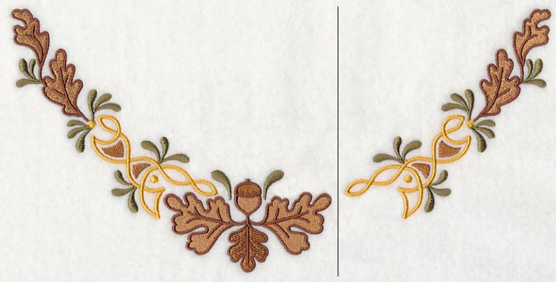 Celtic Oak Neckline (V-Neck) (Split) - Image 4