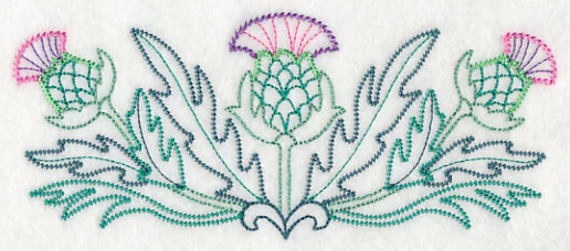 Celtic Thistle Border (Vintage) - Image 2