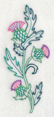 Celtic Thistle Spray (Vintage) - Image 4