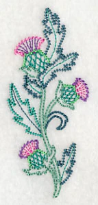 Celtic Thistle Spray (Vintage) - Image 5