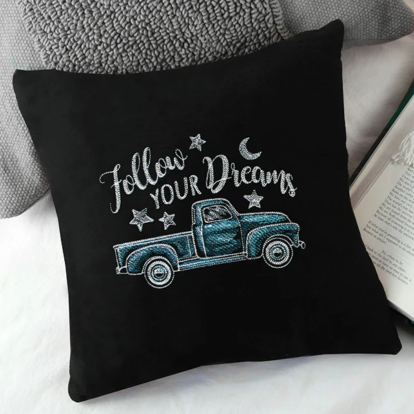 Chalkboard Dreams Retro Truck - Image 2