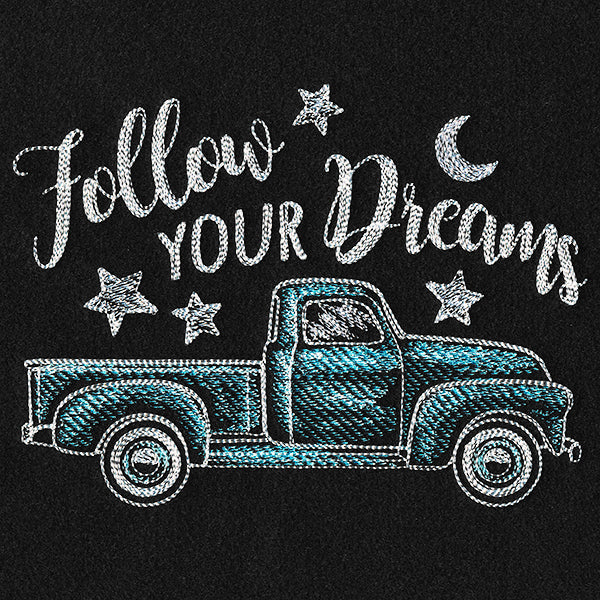 Chalkboard Dreams Retro Truck - Image 5