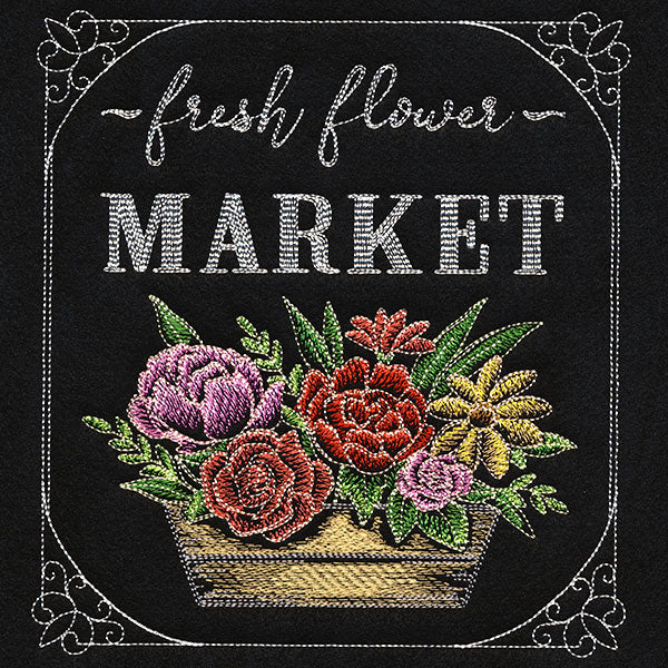 Chalkboard Flower Market Sign - Image 7