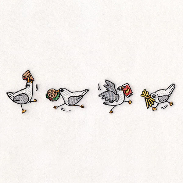 Chaotic Seagull Border - Image 7