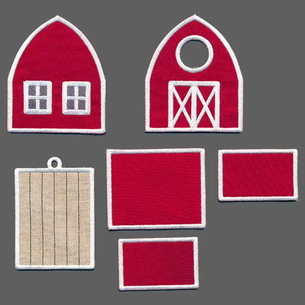 Charming Birdhouse Barn in 3D (In-the-Hoop) - Image 9
