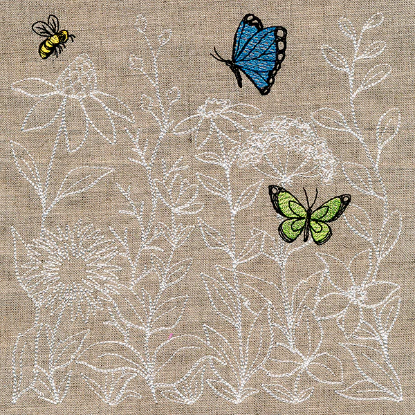 Charming Botanical Gems Square - Image 2