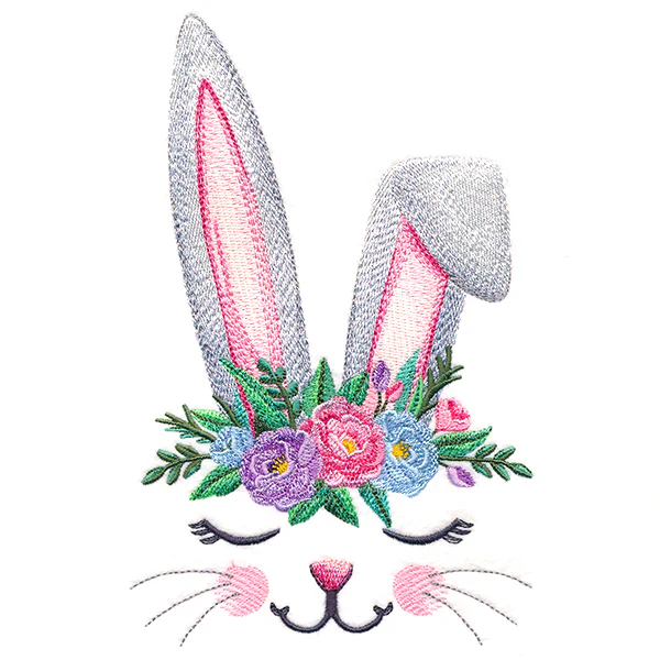 Charming Bunny in Flower Crown - Image 5