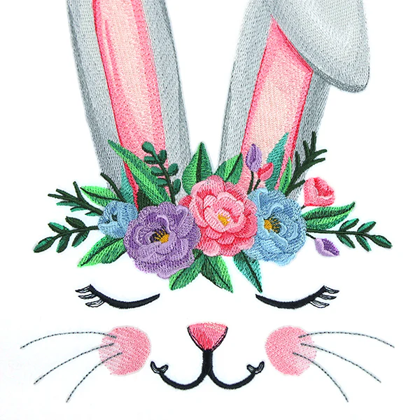 Charming Bunny in Flower Crown - Image 6