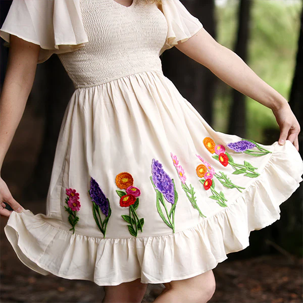 Charming Cosmos Flowers (In-the-Hoop) - Image 12
