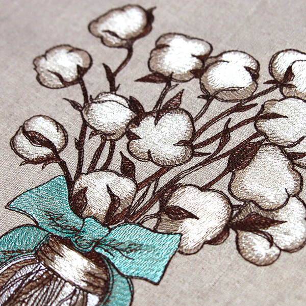 Charming Cotton Bouquet - Image 4