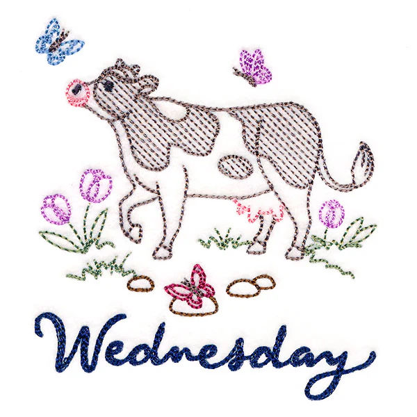 Charming Cow on Wednesday (Vintage) - Image 2