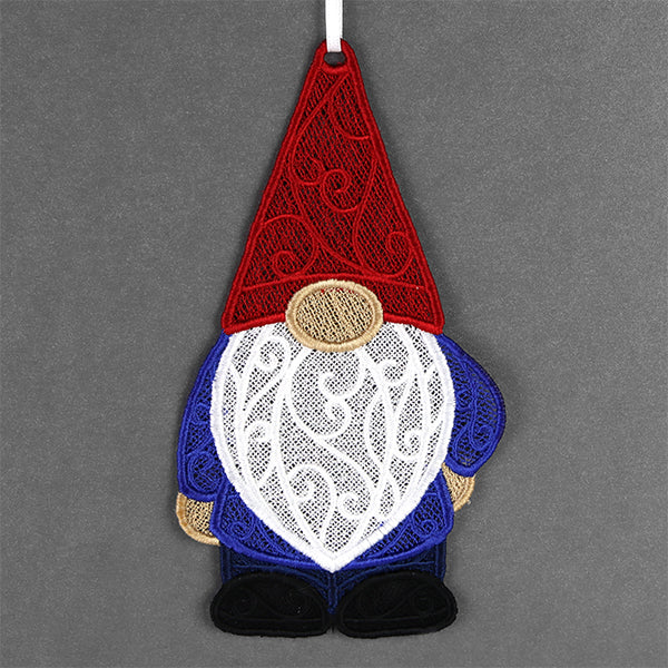 Charming Gnome Ornament (Lace) - Image 7