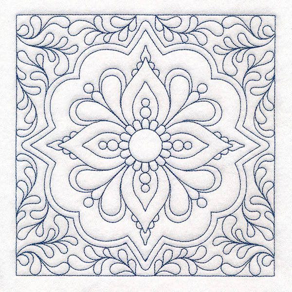 Charming Relief Quilting Square (Double Run)