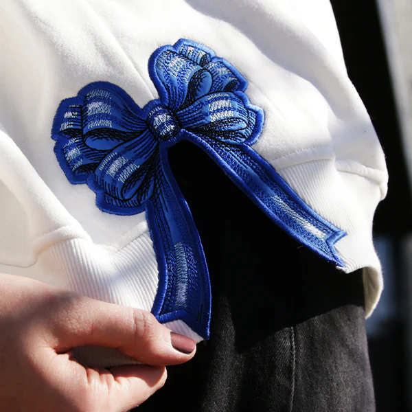 Charming Ribbon Accent (Split Seam Applique) - Image 3