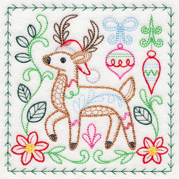 Charming Woodland Christmas - Deer (Vintage) - Image 4