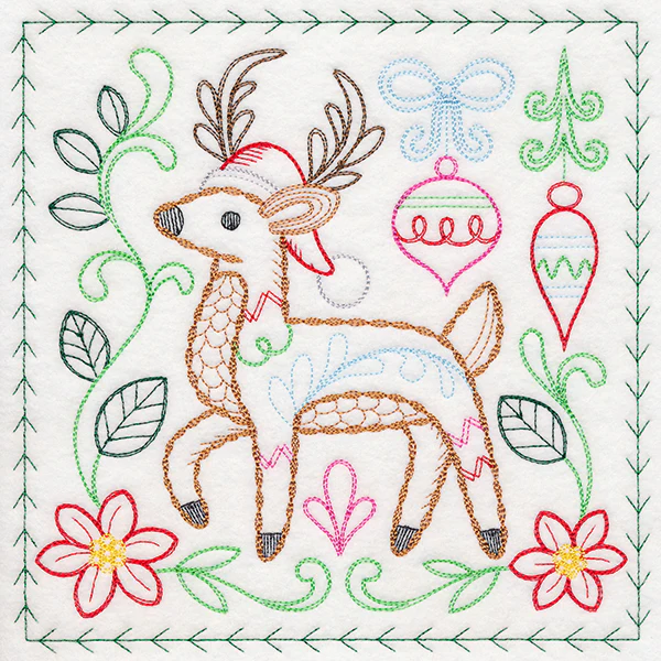 Charming Woodland Christmas - Deer (Vintage) - Image 5