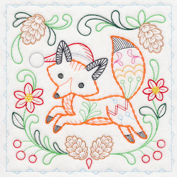 Charming Woodland Christmas - Fox (Vintage) - Image 5