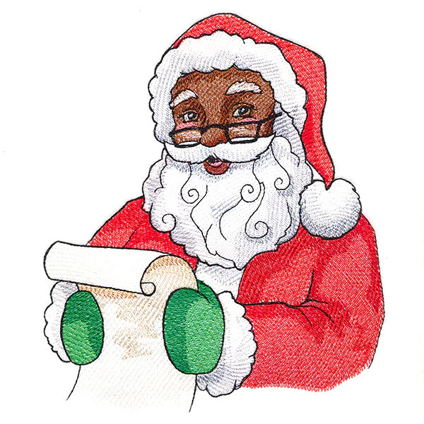 Checking His List Santa