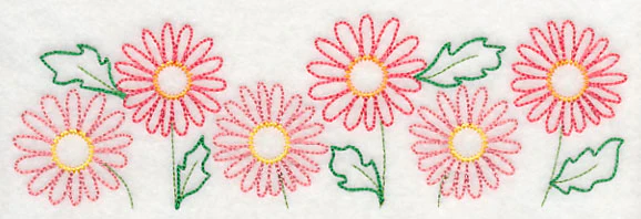 Cheerful Daisy Border (Vintage) - Image 3