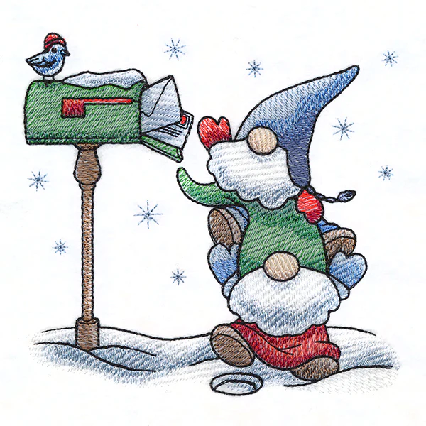 Cheerful Gnomes Mailbox - Image 4