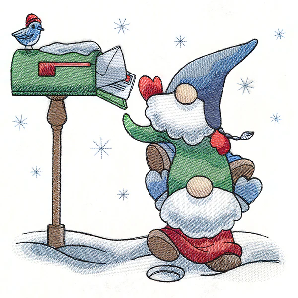 Cheerful Gnomes Mailbox - Image 5