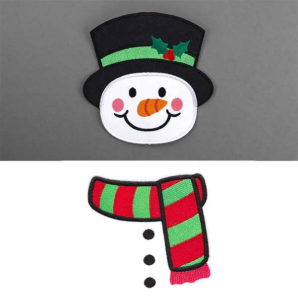 Cheerful Snowman Towel Topper (In-the-Hoop) - Image 6