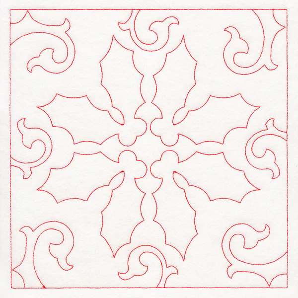 Cheery Christmas Quilting - Holly (Double Run)