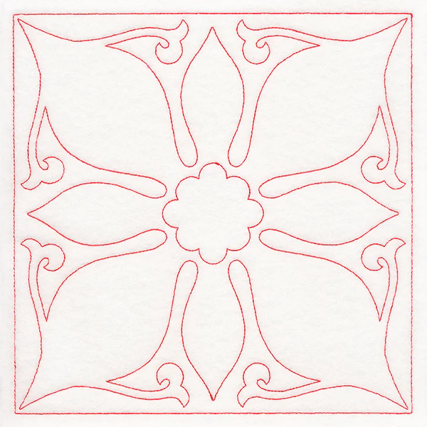 Cheery Christmas Quilting - Poinsettia (Double Run)