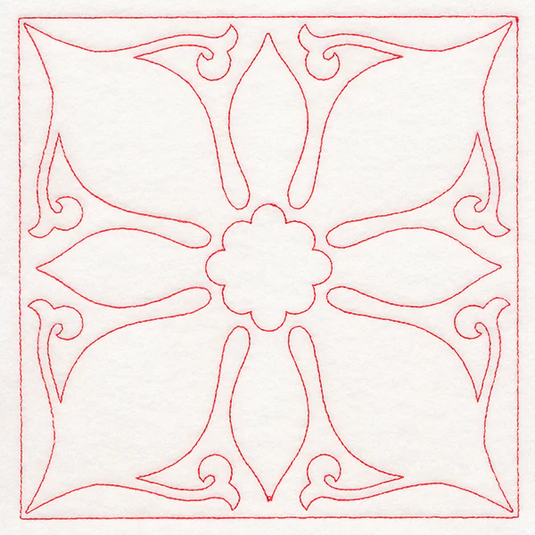Cheery Christmas Quilting - Poinsettia (Double Run) - Image 2