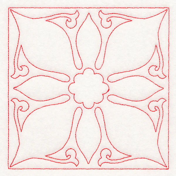 Cheery Christmas Quilting - Poinsettia (Double Run) - Image 4