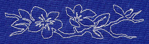 Cherry Blossom Sashiko Border (Single Run) - Image 4