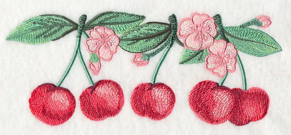 Cherry Blossoms Border in Watercolor - Image 3