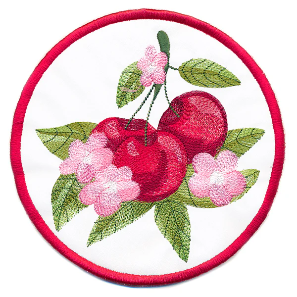 Cherry Blossoms Trivet (In-the-Hoop) - Image 7