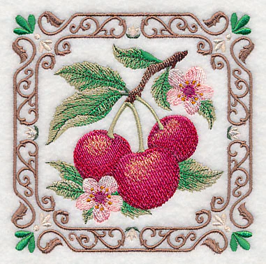 Cherry Fruit Tile - Image 4