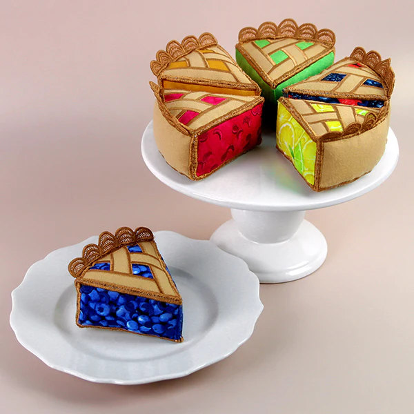 Cherry Pie Slice Pincushion (In-the-Hoop) - Image 4