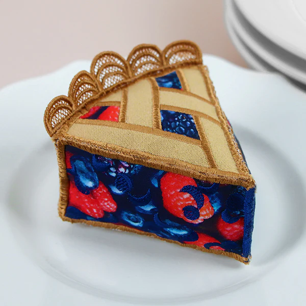 Cherry Pie Slice Pincushion (In-the-Hoop) - Image 7