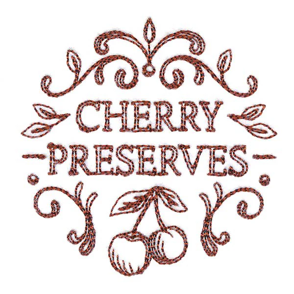 Cherry Preserves Jar Topper - Image 3