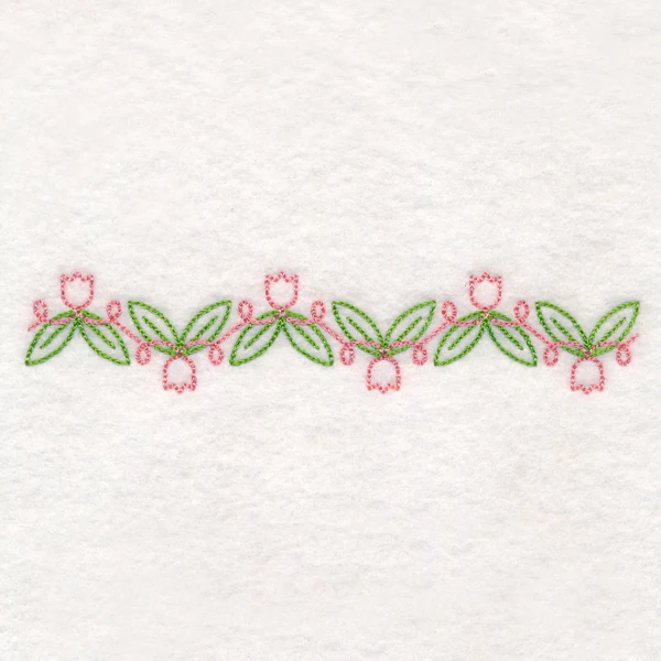 Chic Tulip Border (Vintage) - Image 3