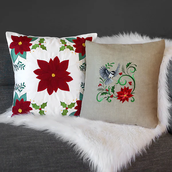 Chickadee and Poinsettia Feature - Image 4