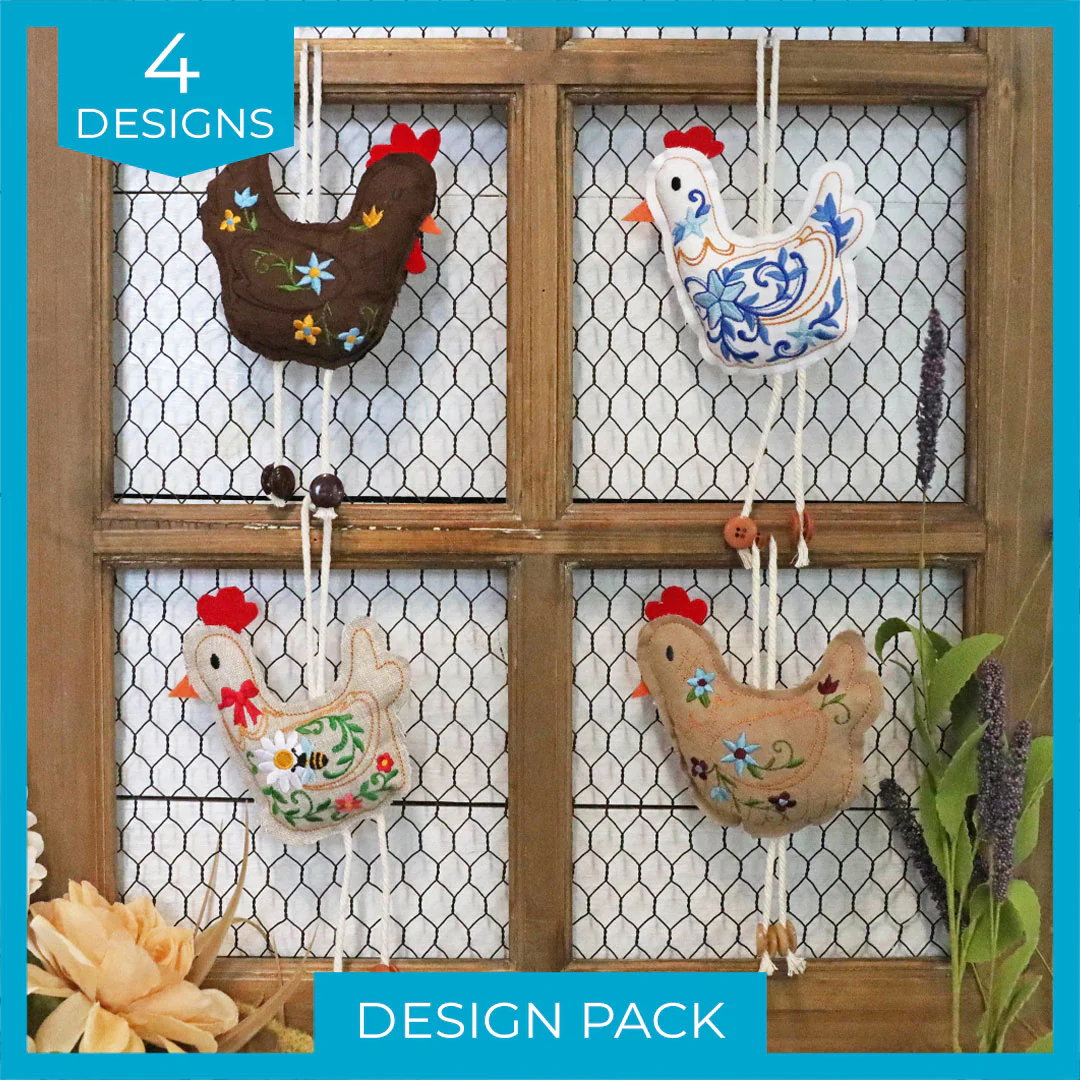Chicken Stuffie Design Pack (In-the-Hoop) - Image 3
