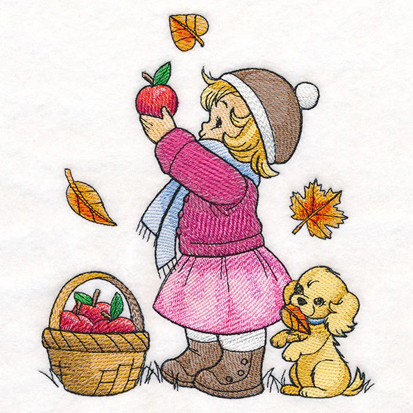 Childhood Charm - Picking Apples - Image 4