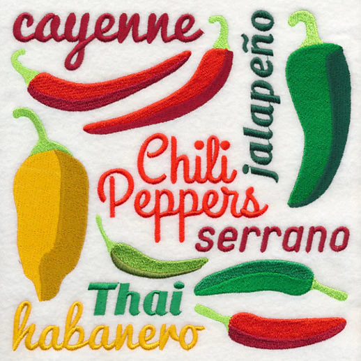 Chili Pepper Square - Image 2